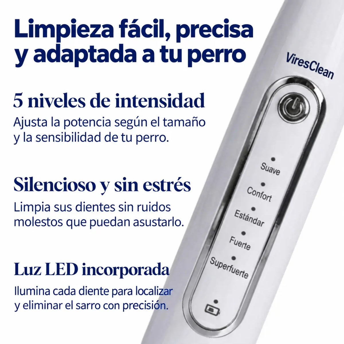LiveSmile™ - Elimina el sarro endurecido de tu perro desde casa en 5 minutos
